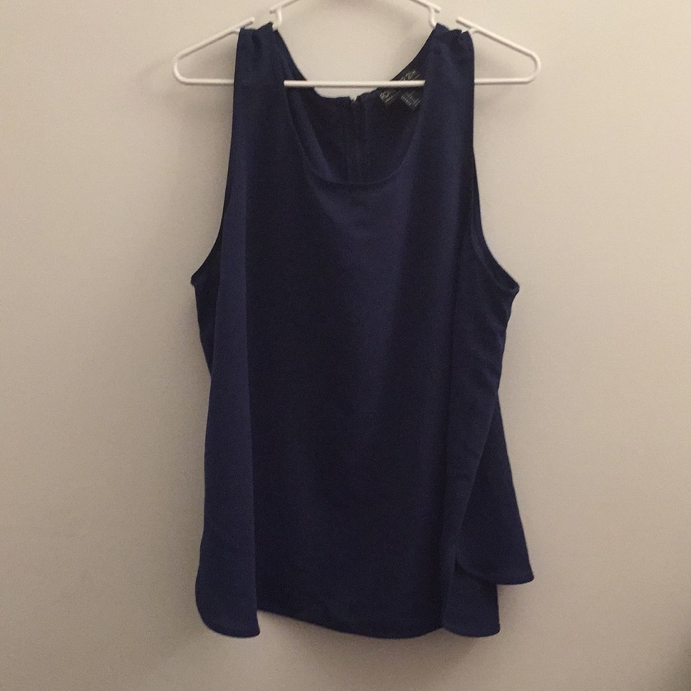 Blue tank top